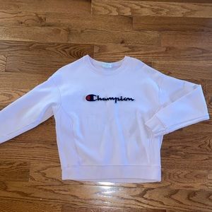 Light pink champion crewneck